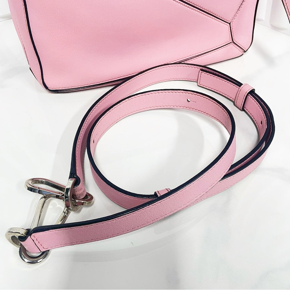 Loewe Pink Leather Puzzle Bag - Picture 8 of 10